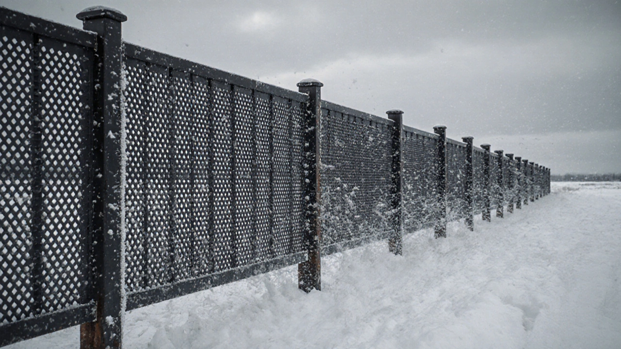 Какой забор выдержит сильный ветер: лучшие материалы и конструкции для Сибири