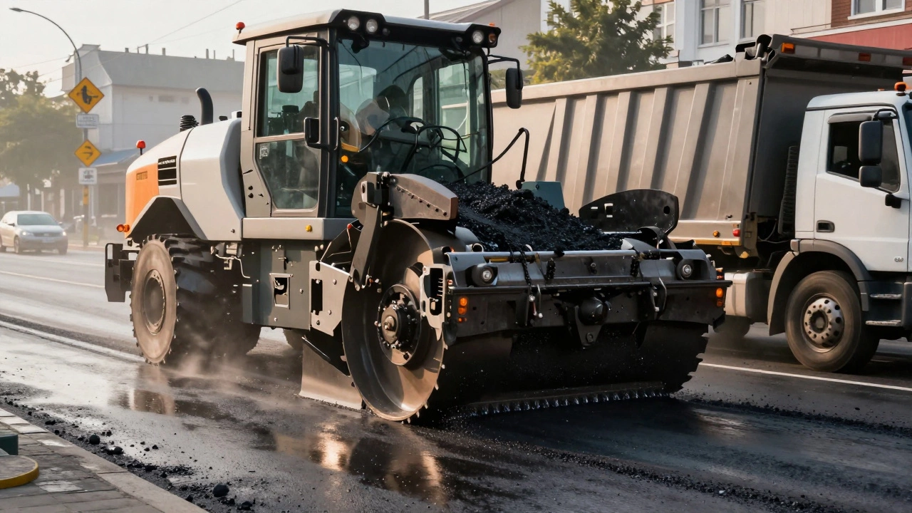 Как называется техника, которая снимает асфальт: виды машин и их особенности