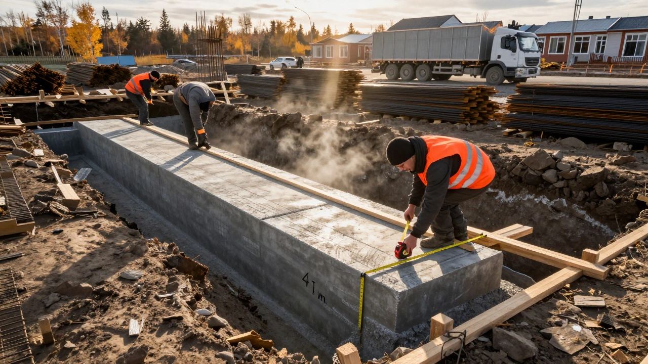 Как правильно рассчитать м³ бетона для фундамента и других конструкций