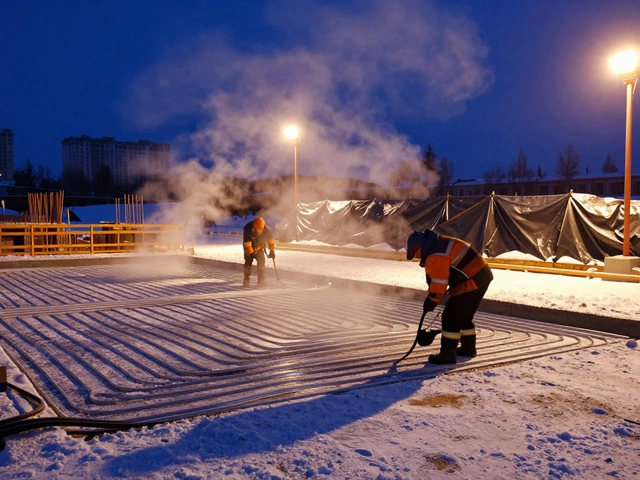 Зачем греть бетон при строительстве в холодную погоду