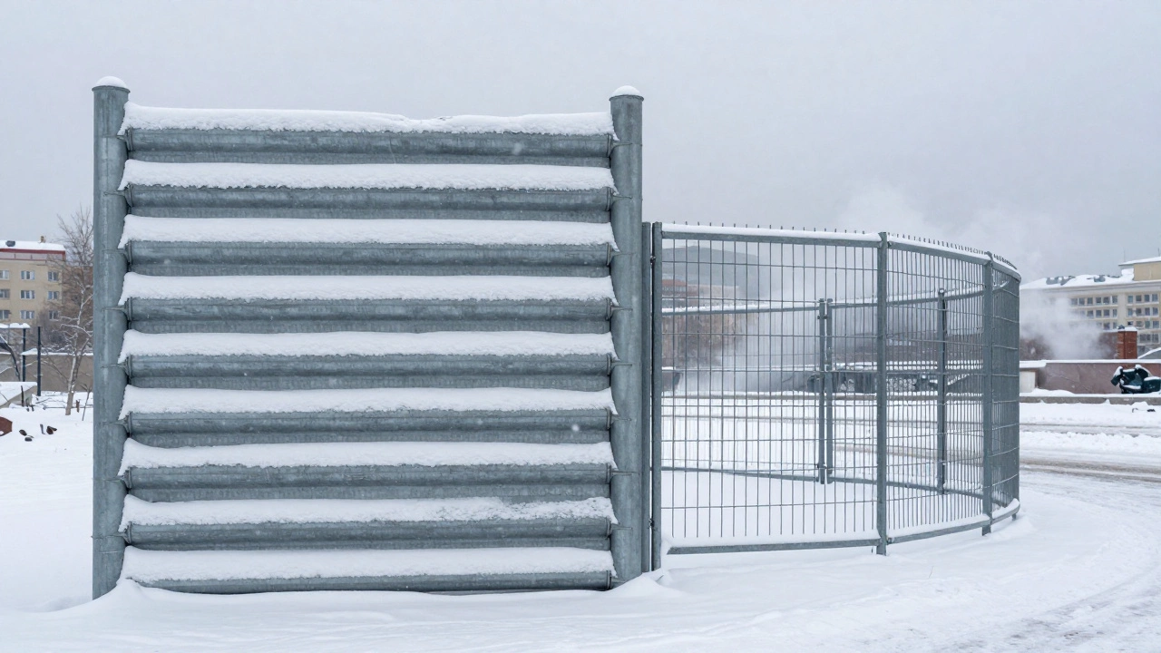 Что лучше для забора: квадратная или круглая труба?